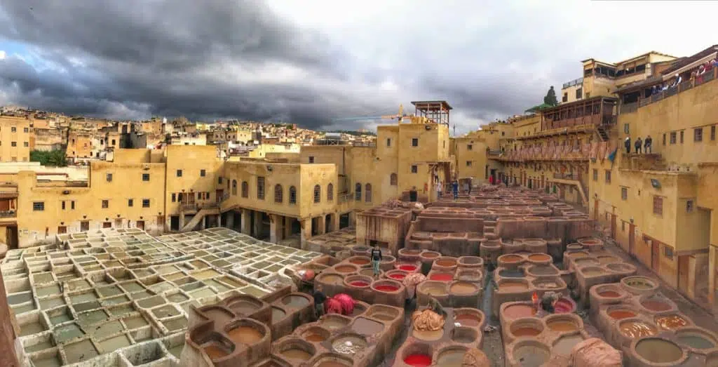 The tanneries at Fez