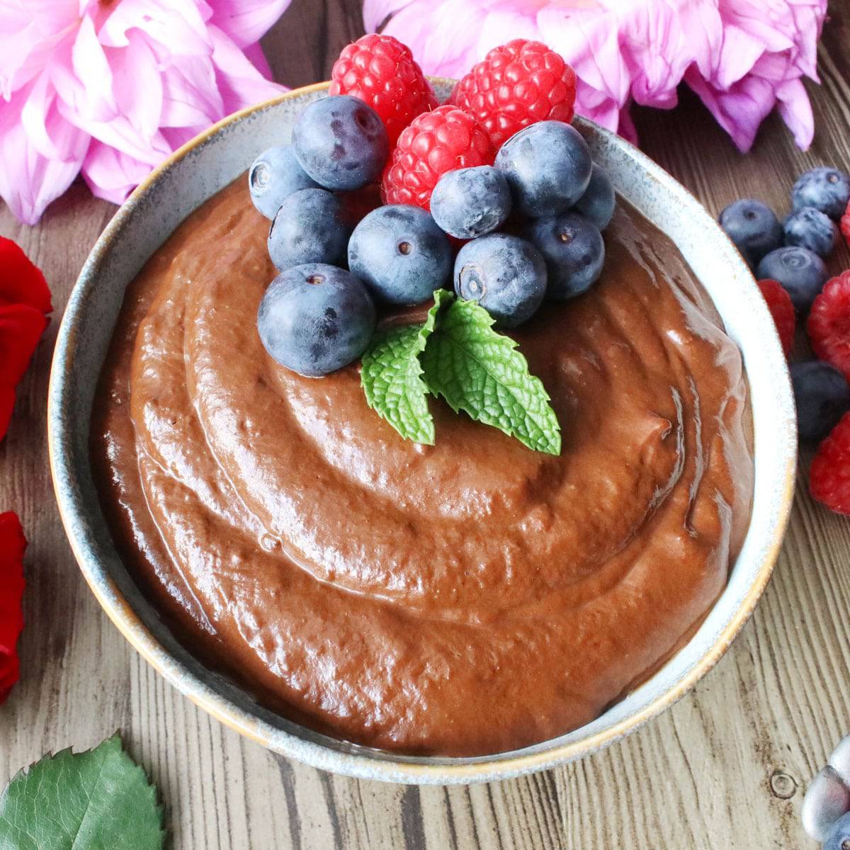 Vegan chocolate mousse