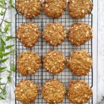 Anzac Biscuits on a cooling rack