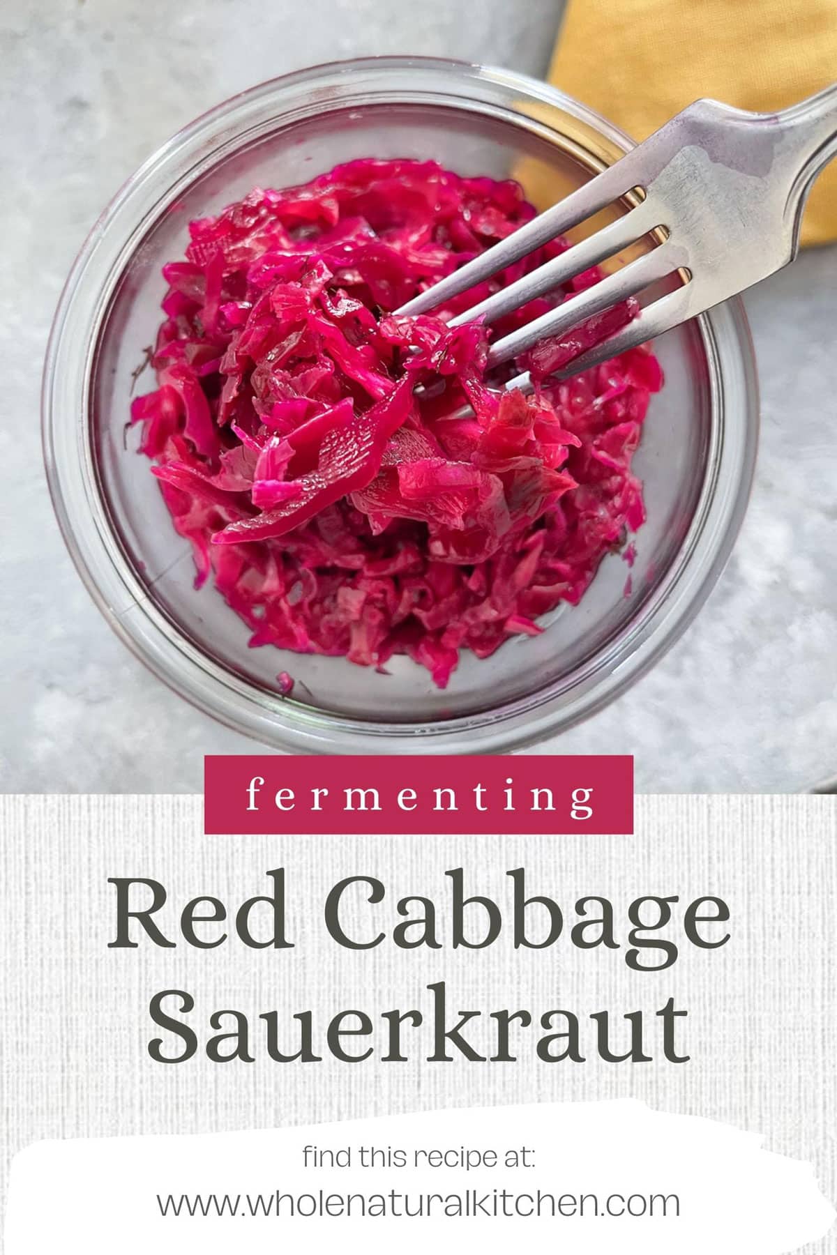 Red Cabbage Sauerkraut Whole Natural Kitchen