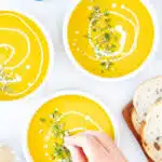 Instant Pot Pumpkin Soup (With Bacon)