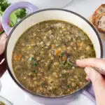 One-Pot Barley And Lentil Soup Recipe