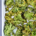 Crispy, Cheesy Air Fryer Kale Chips