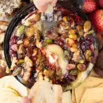 Easy Baked Brie With Jam & Spiced Nuts